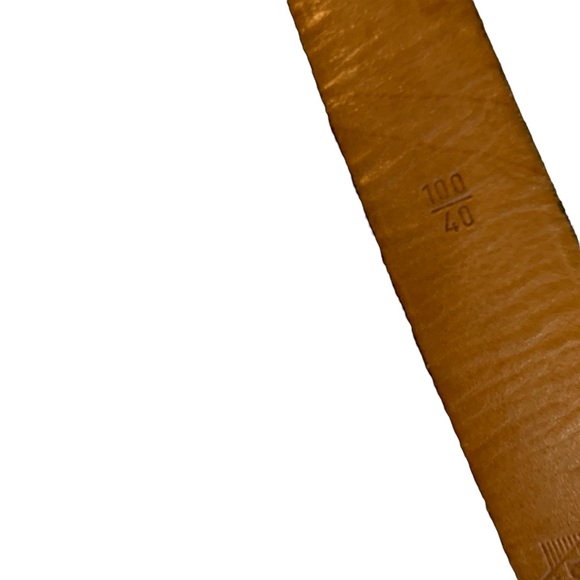 Martin Dingman Black Belt 40 Hand Made in America Basket Grain Italian Calfskin - Picture 5 of 11